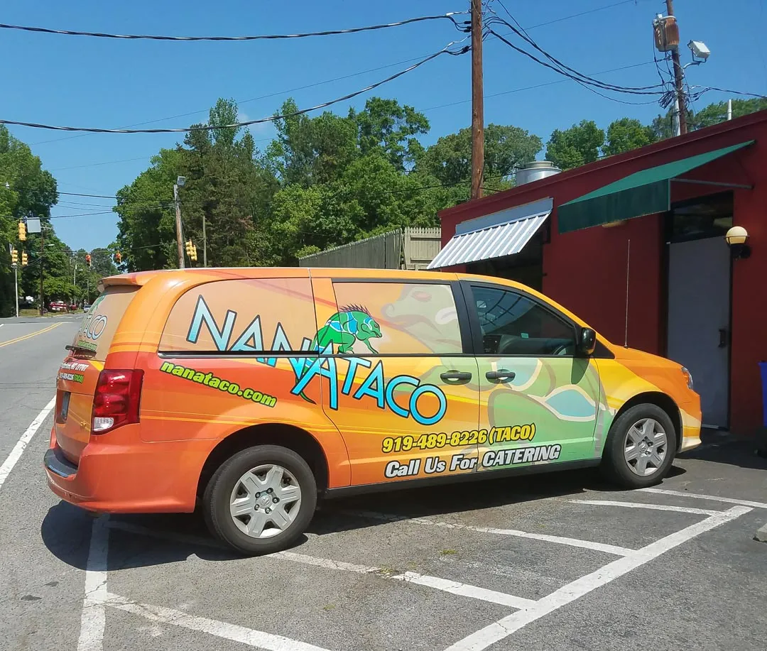 Van wrap for Nana Taco