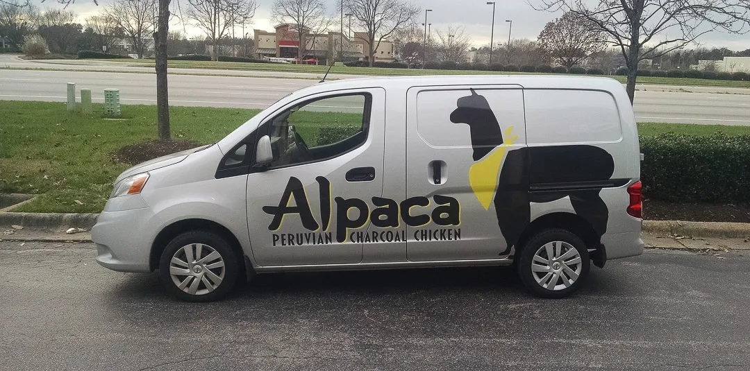 Van wrap for Alpaca