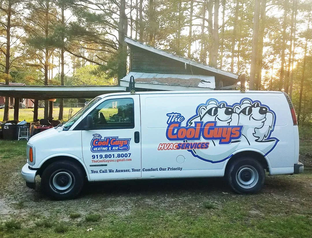 Van wrap for The Cool Guys HVAC