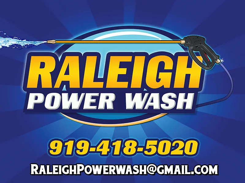 Business card design for Raleigh Power Wash